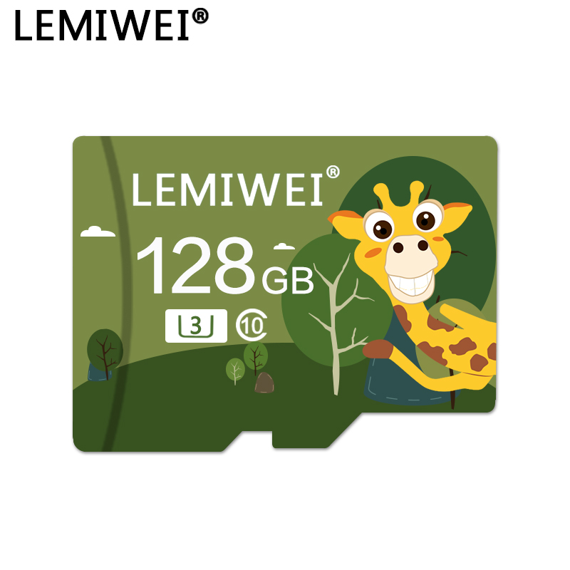 Lemiwei Geheugenkaart 512Gb 256Gb 128Gb 64Gb U3 Klasse 10 Leuke Giraf Tf Flash Card 32gb 16Gb U1 Tf Card