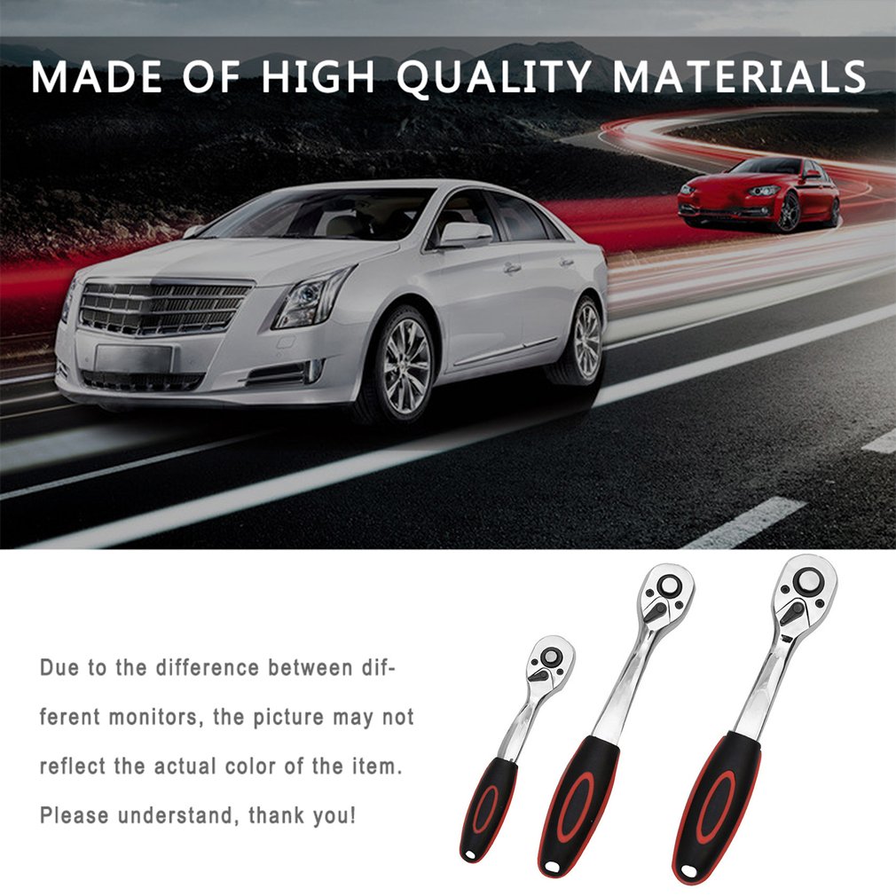 24 Teeth 1/4 3/8 1/2 inch Adjustable Extension Ratchet Handle Wrench Long Rotating Telescopic Socket Ratchet Wrench Spanner