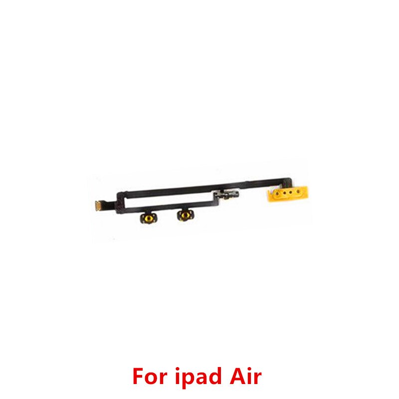 Stumm Schalter Volumen Power-Taste AUF OFF Band Schlüssel Flex Kabel Replacment Reparatur Teile für iPad Air mini 2 3 4 5: For ipad Air