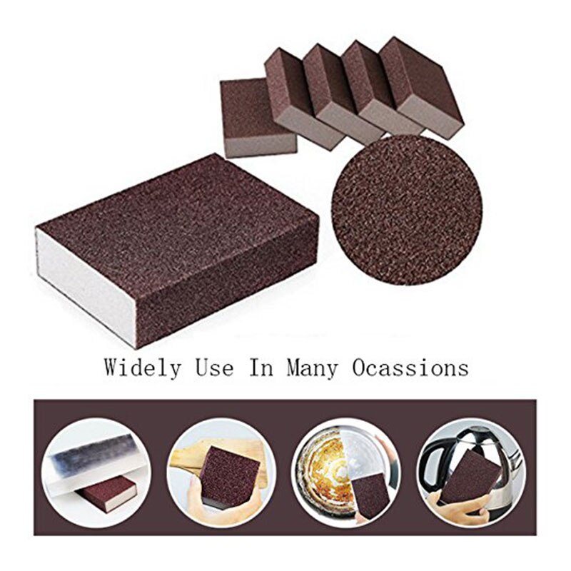 4 Pack Multi-Use Heavy Duty Scrub Sponge, Household Cleaning Non-Scratch Scrub Sponge, Make Kitchen Bathroom Car Cleaning Faster