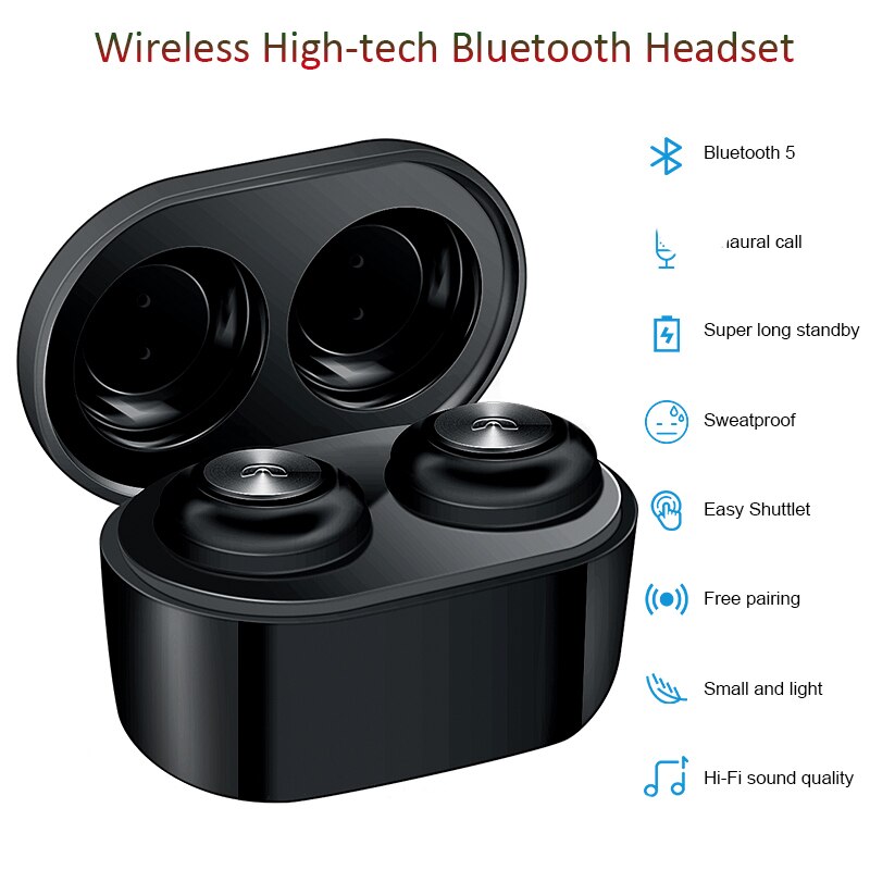 Aire 5.0 Puntos Tws Draadloze Bluetooth Hoofdtelefoon In Oortelefoons Waterdichte Dwaterproof Mini 3d Stereo Hijo Deporte Hoofdtelefoon