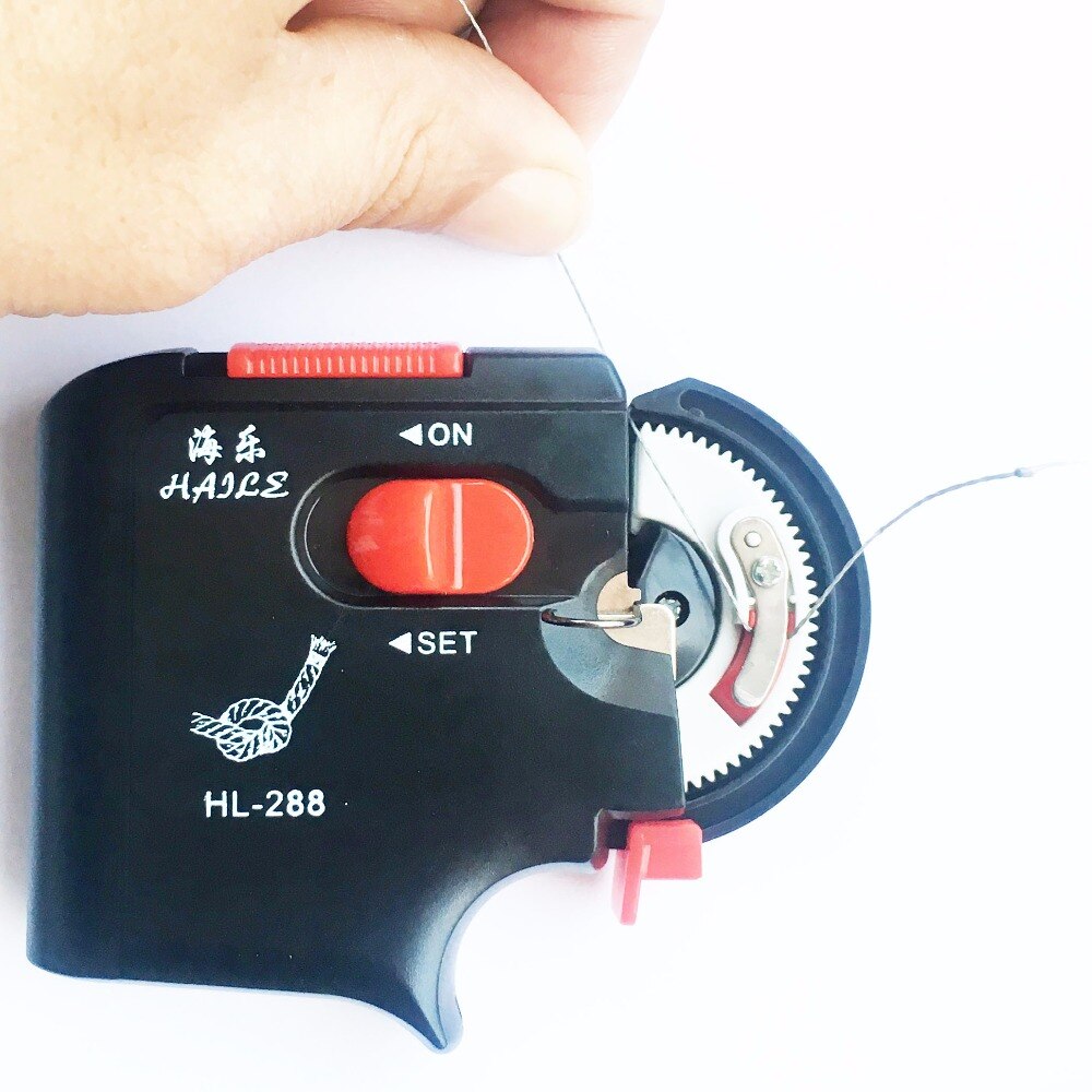 Smart Kingfisher Draagbare Elektronische Automatische Vishaak Tier Bindmachine Tie Snelle Vislijn Tie Tool Koppelverkoop