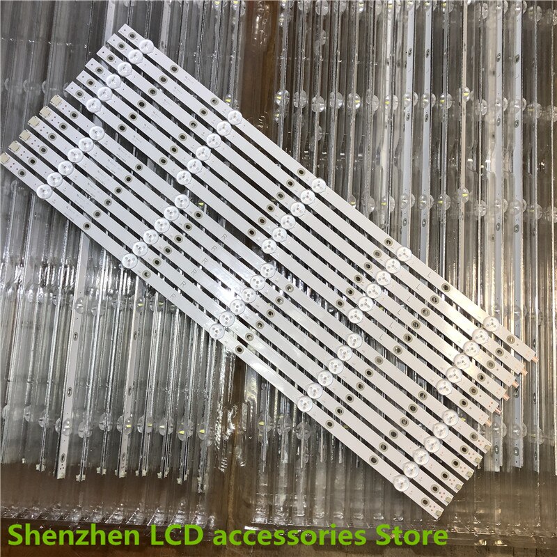Novo 12 pcs tiras de luz de fundo led para 55pus7503 55pus6162 55pus6262 pus6262 pus6753 55pus7303 55pus6703 lb550das v02 5555555512 55pus6503