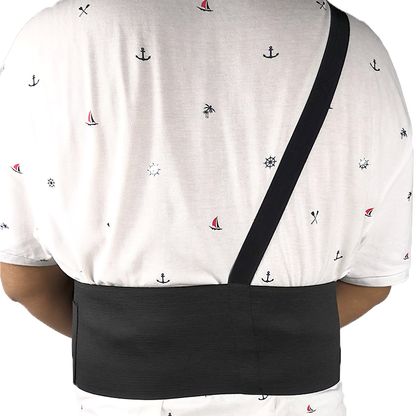 Cubierta de cintura Invisible táctica al aire libre, cinturón de cubierta de Cintura elástica de un solo hombro para actividades militares y de caza de