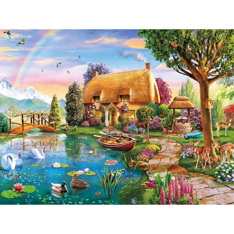 5d diy taladro completo diamante pintura paisaje m vicedeal