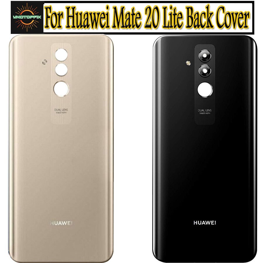 Original 6.3&quot; For Huawei Mate 20 lite Back Battery Cover Back Glass Panel Rear For Huawei Mate 20 Lite back glass Housing Case