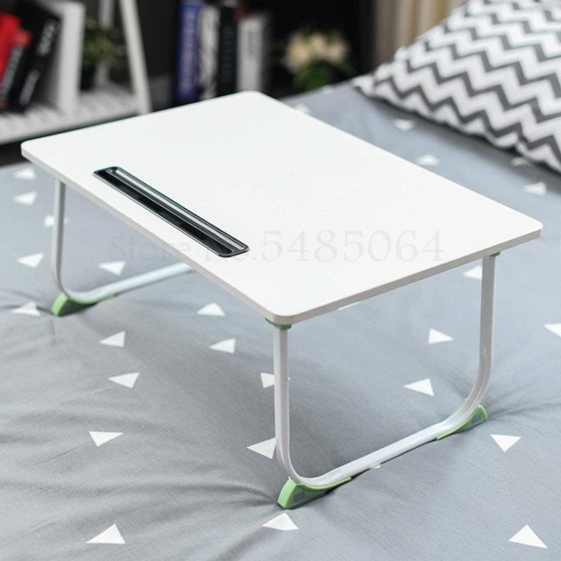 Simple Folding Lazy Bay Window Desk Bedroom Laptop Table Bed Table Student Dormitory Upper Table: Sparks Fy 8