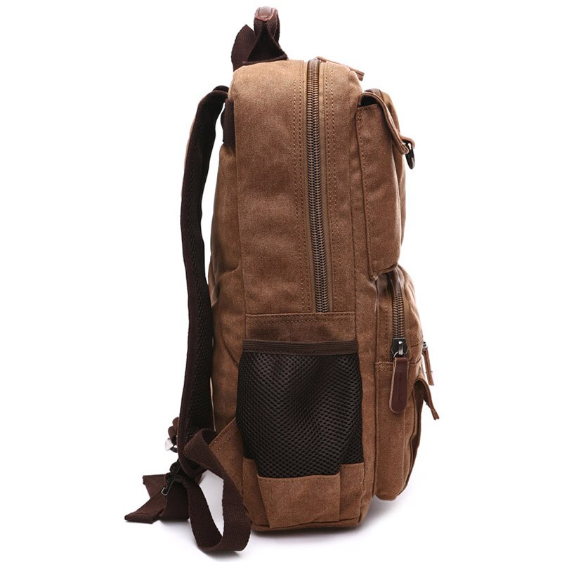 Canvas Tas Rugzak Schoudertas Mannen Laptop Rugzak Juveniele Mannelijke Rugzak Computer Rugzak Tas