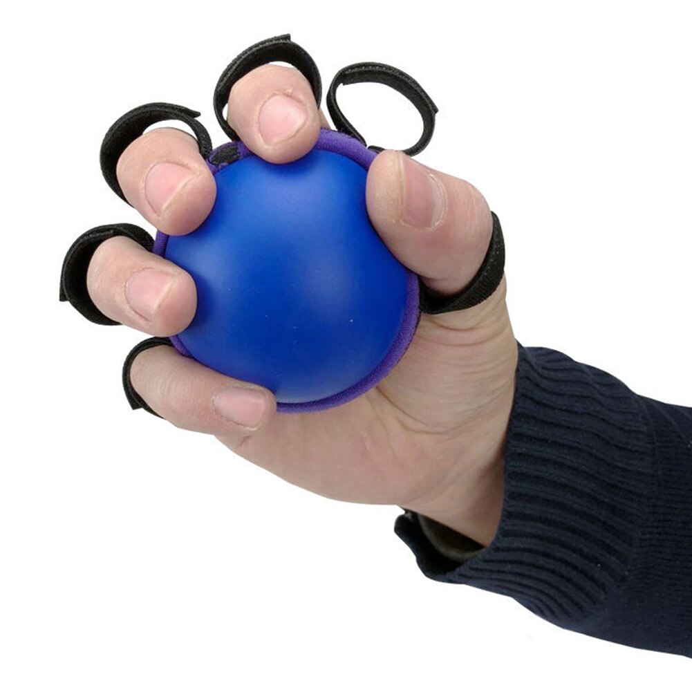 Utrustning träna kondition träning gummi gripande handgrepp träning rehabilitering boll muskelkraft finger
