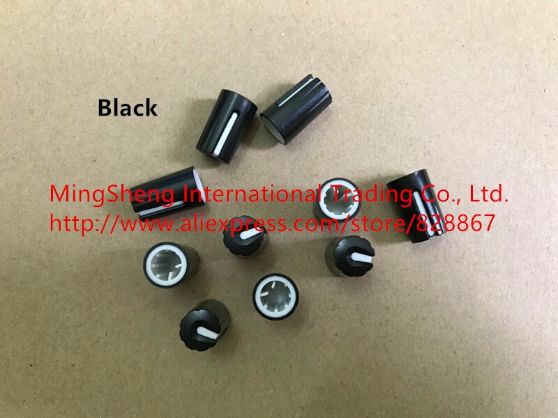 Original 100% 143# half shaft potentiometer knob Cap Red Blue Grey Orange Black 270 degrees