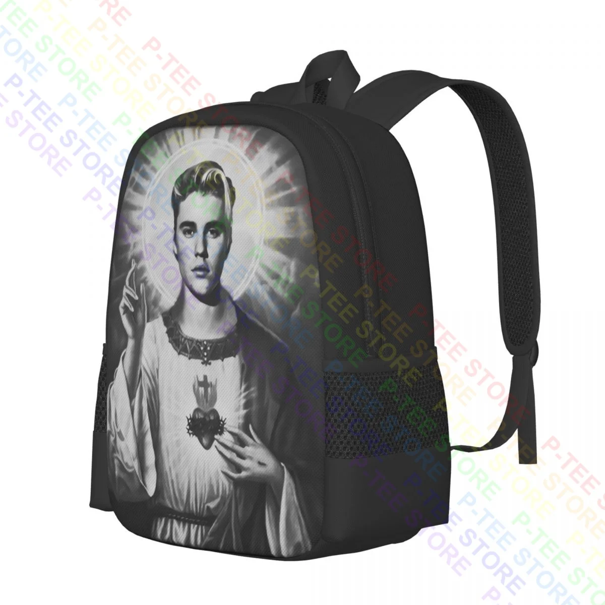 Justin Bieber The SaviourBackpack Bolsa de almacenamiento linda de gran capacidad