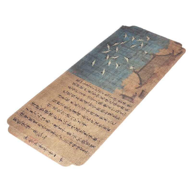 Torchon peint, torchon à thé, nappe de table, tapis de thé absorbant, théière, pièces de rechange pour cérémonie du thé Zen