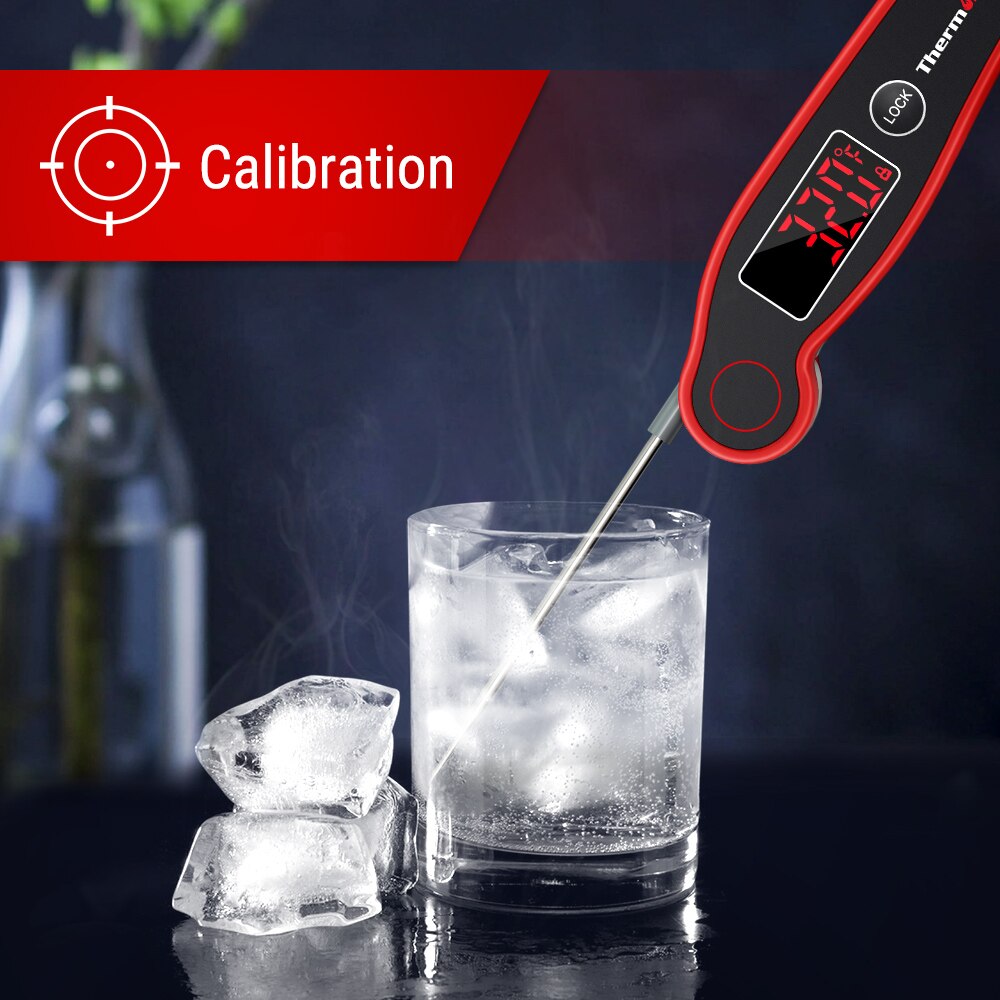 ThermoPro TP19 Waterproof Meat Thermometer Instant Reading 90 Seconds Auto-Off Grill BBQ thermometer With 2in LED Display