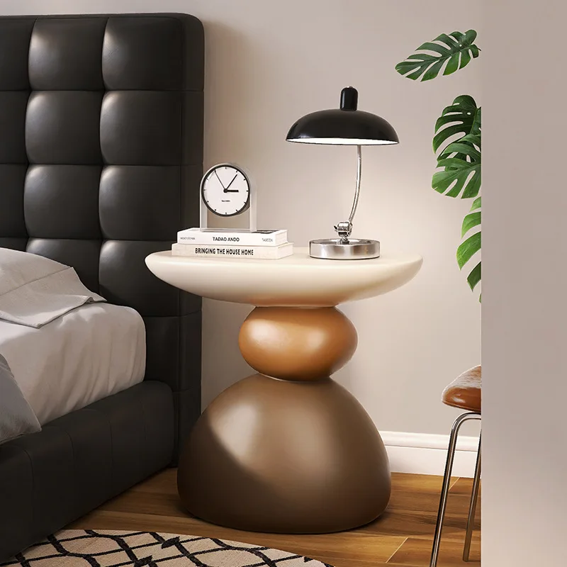 Moderna minimalistiska golvstående möbler vardagsrum exklusivt sovrum nattduksbord soffbord nordiska möbler