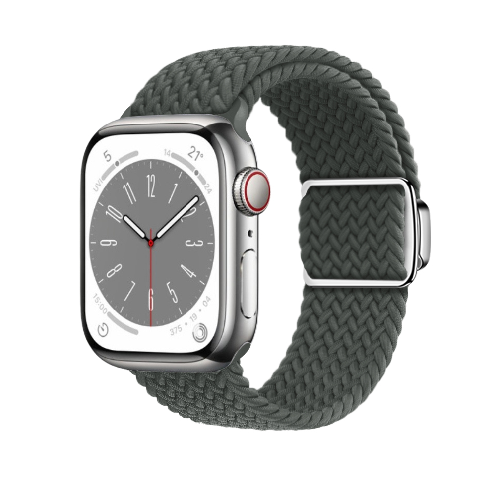 Nylon-Schlaufenarmband für Apfel Uhr Band 45 mm 44 mm 46 mm 42 mm 49 mm 41 40 38 mm Magnetarmband iWatch Serie Ultra 10 9 8 7 6 5 SE