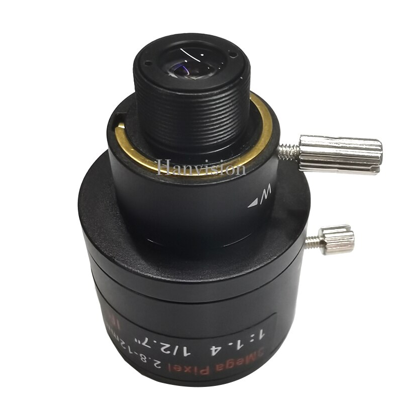 HD CCTV Camera manual varifocal Lens 2.8-12mm M12 Manual Focus and Zoom lens For Action Cam: Withou IR Filter