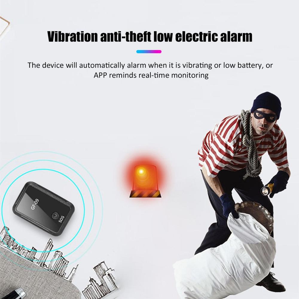 GF-09 Mini GPS Real Time Tracker Car Pet Anti-theft Locator Tracking Device Real-time Vehicle Locator