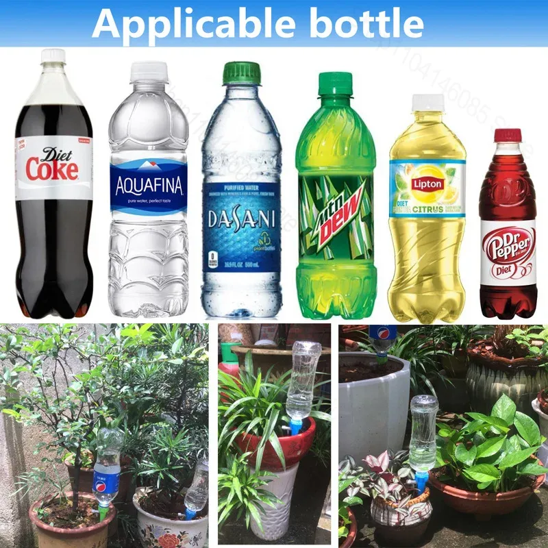 Drip Watering Drip Irrigation System Automatic Plant Water Dripper Self Watering for Flower Plants Adjustable Water Device
