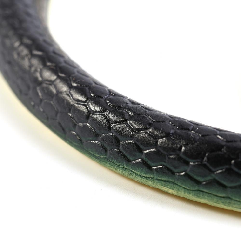 130cm Long Soft Rubber Snake Garden Props Funny Joke Prank Toy Soft Rubber Toy Snake Safari Garden Props Joke Prank