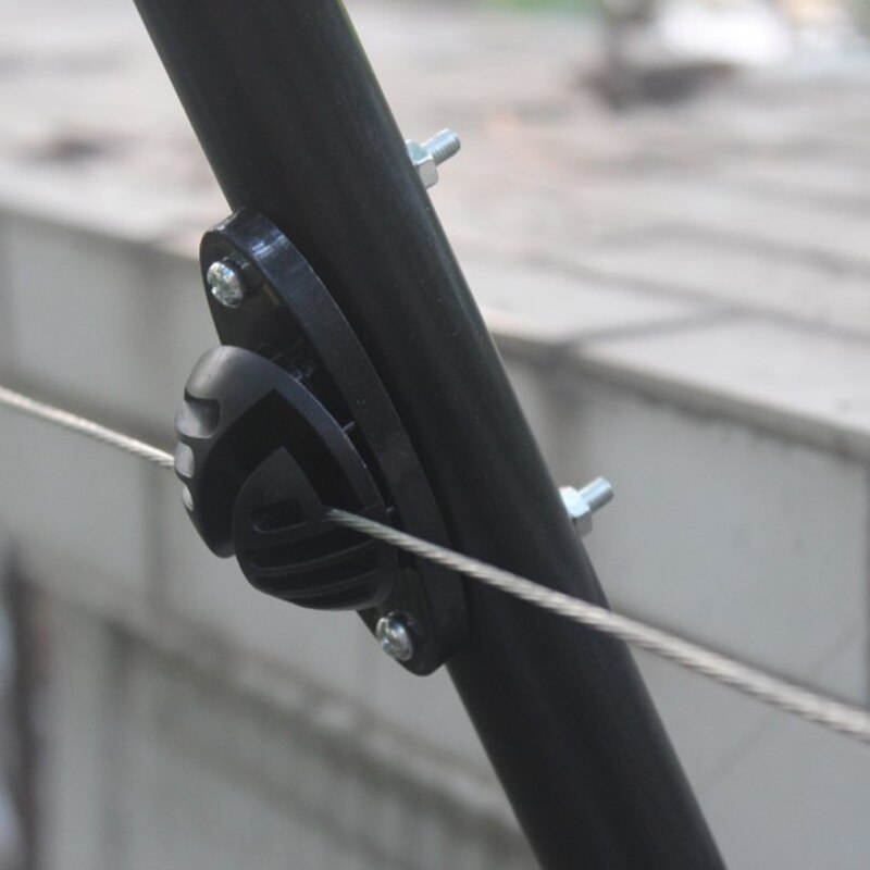 100 Uds aislador de cercas eléctricas de ganado de caballos accesorios de valla eléctrica para animales accesorio de cerca electrónica aislante hemisférico