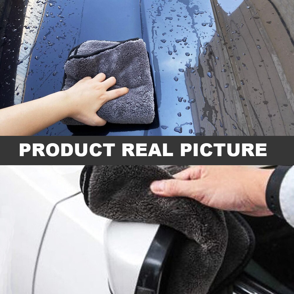 Car Wash Towels 1200GSM Car Detailing Microfiber Towel Drying Cleaning Rags Washing Cloth For Auto Tire Cleaning Car Care Cloth