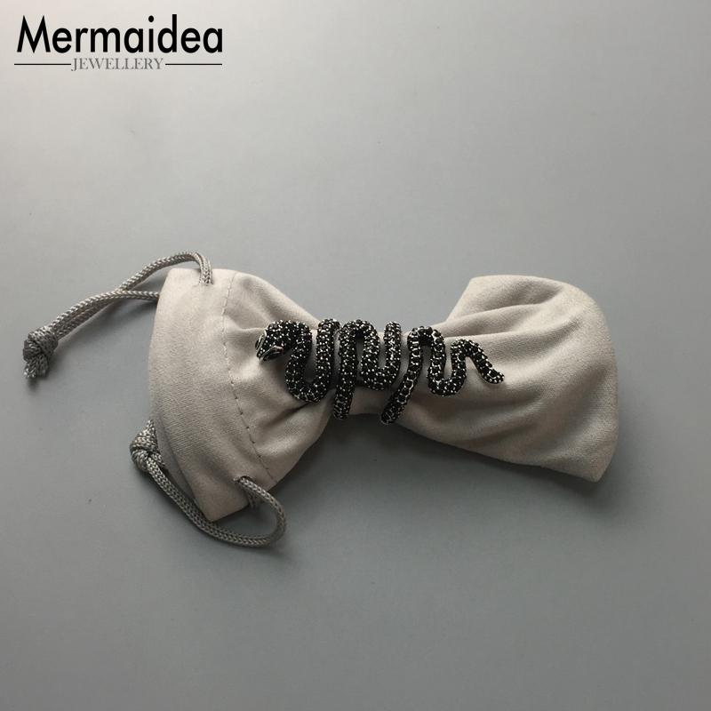 Ringen Snake 925 Sterling Silver Voor Vrouwen Sieraden Ring Mode-sieraden