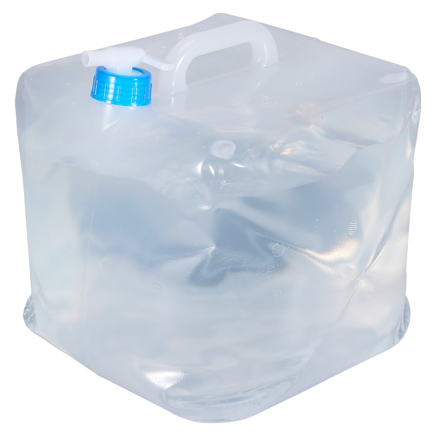 1PCS Foldable water bag with handle and Lid Portable outdoor liquid container Food Grade soft bags 5L 20L