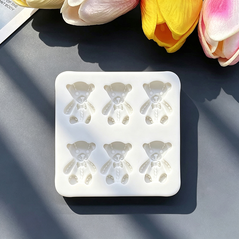 Bear Silicone Cake Baking Mold Sugarcraft Chocolate Cupcake Resin Tools Fondant Decorating Tools