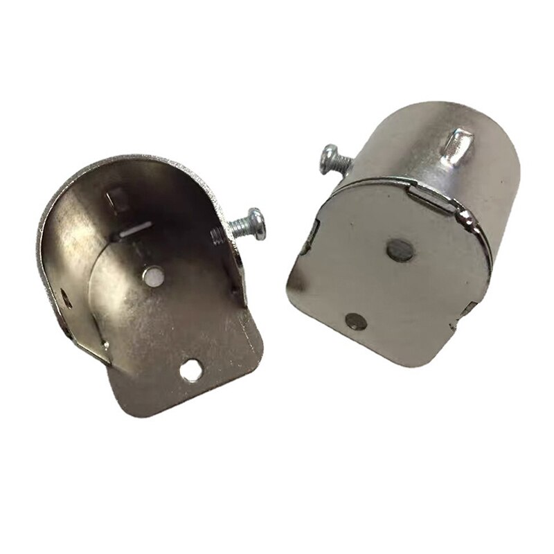 2PCS Metal Curtain Pole Recess Brackets Dia 40mm Curtain Rail Wall Support Decorative Wall Pole Bracket Roman Rod Accessories