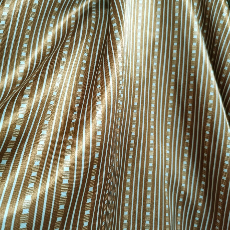 Tira de satén étnico tejido cinta Material brillante Charmeuse poliéster Tilda Material de la bufanda