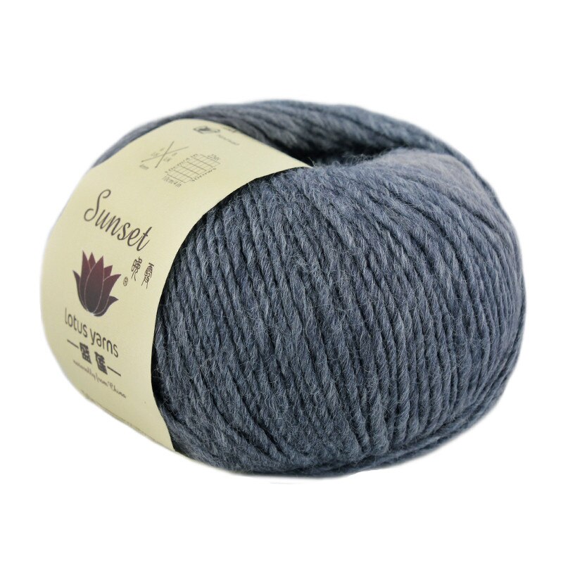 50g merino uld garn regnbue garn hanks til håndstrik og hækling: 256