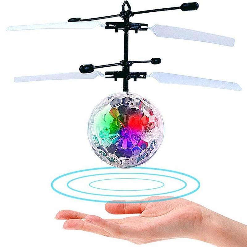 Schorsing Inductie Vliegende Bal Speelgoed Infrarood Sensing Speelgoed Vliegende Sens Controle Y6N4 Led Suspension Helicopter Helicopter Lum U7Z3