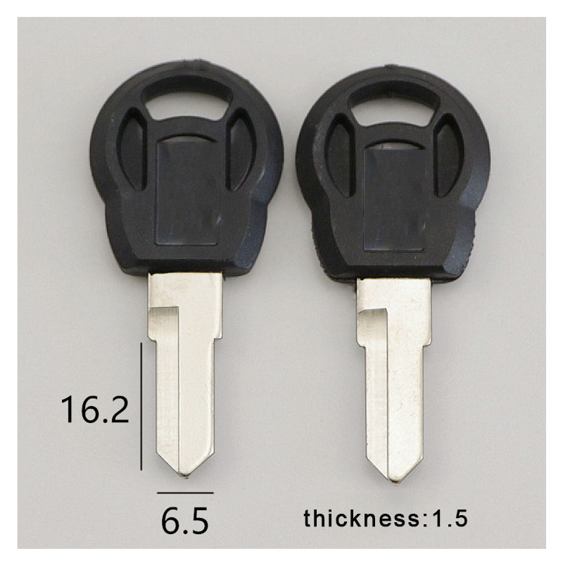 Blanke nøkkelemner egnet for kontorpult, nøkkelemner til postkasseskuff, datapult, arkivskap, nøkkelemner: Mørk grå