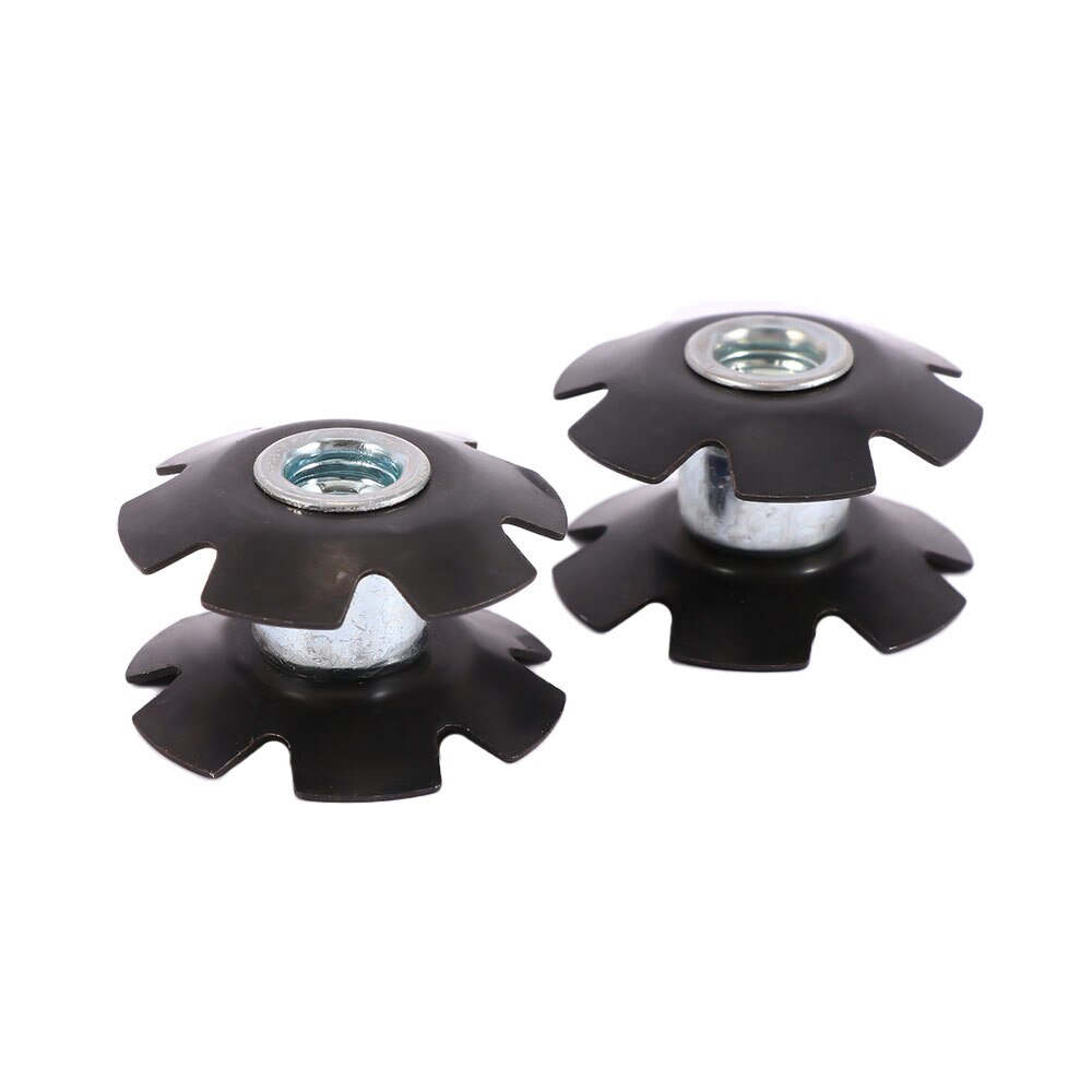 2 stücke Fahrrad Headset Sterne Muttern Fahrrad Gabel Montieren Ader MTB Befestigungs Schrauben Muttern für 1-1/8 "28,6mm Gabelschaft Threadless Gabel