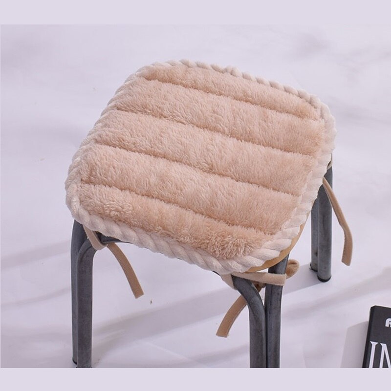 Solid Thick Stool Cushion Chair Seat Cushion Kids Seat Pad Antiskid Cute Pillow Cushion Home Decor 28x28/33x33 CM