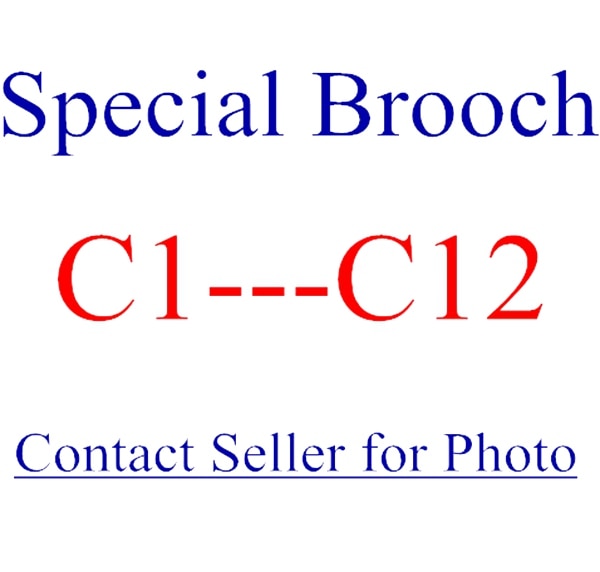 Broche C1--C12 Contact Verkoper Voor Foto