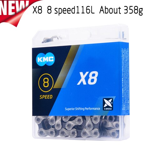 KMC Bicycle Chain 12 speed Mountain bike drive chains MTB road bike ketten X8 X9 X10 X11 EL SL: X8  8S