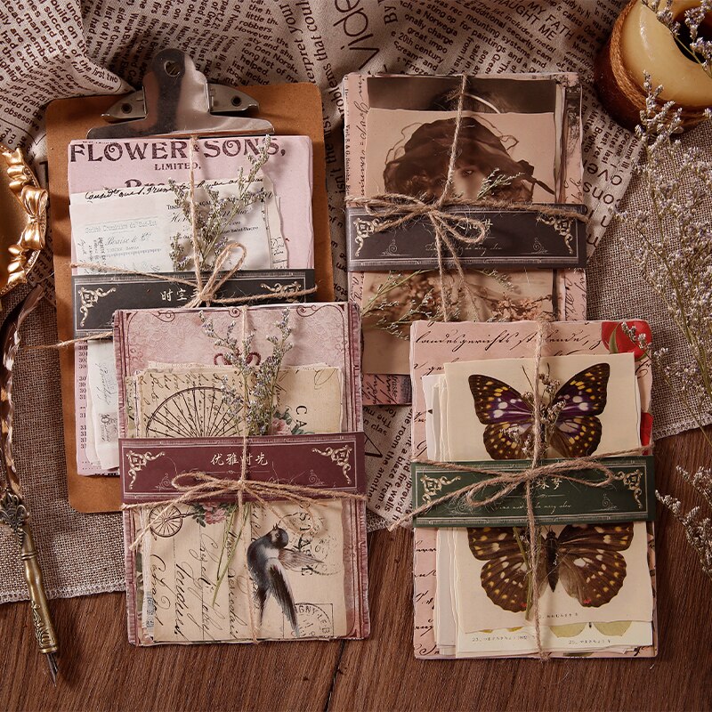 Medieval Series Memo Pads Sticky Notes Retro Paper diary Scrapbooking Stickers Junk Journal School stationery Notepad