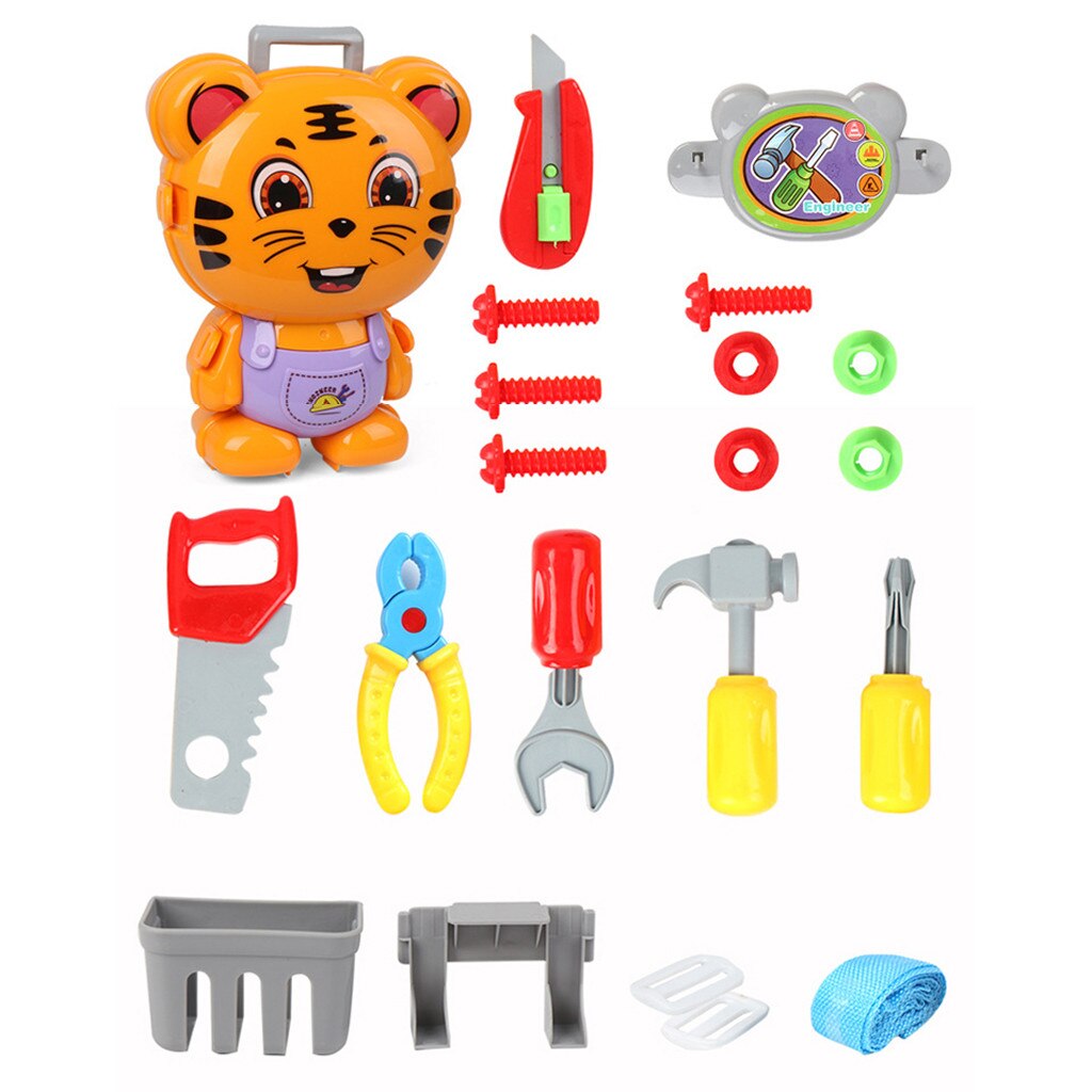 Pretend play set DIY Children Simulation Builders Role Play Tool Kit For Kids Playing House Construction Toys L731