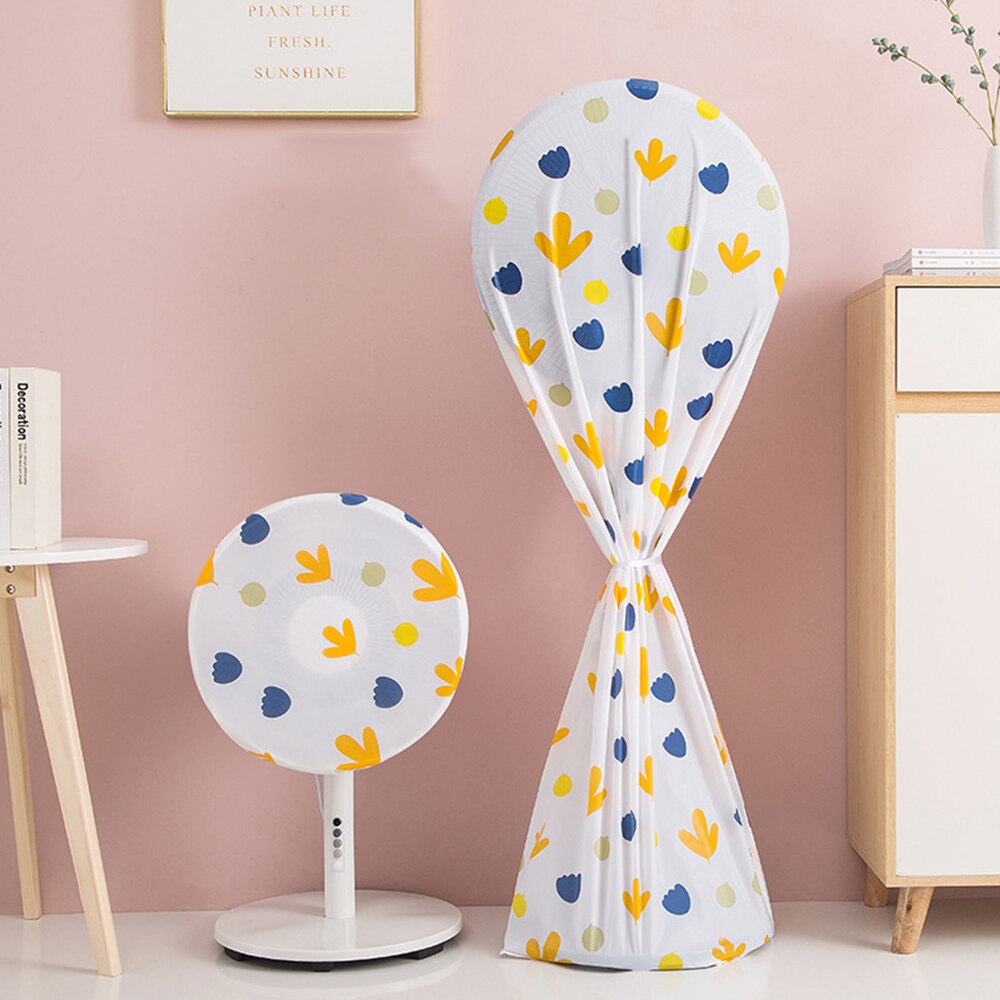 2pcs Fan Dust Cover Waterproof Accessories Fan Guard Home Storage Supplies Desktop Fan Cover Floor Round Fan Dust Cover