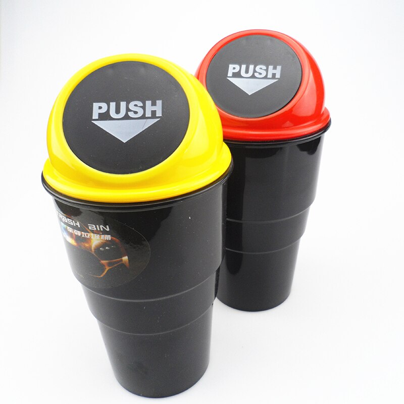 ZYBAISHUN Car Trash Bin For Volvo S40 S60 S80 XC60 XC90 V40 V60 C30 XC70 V70