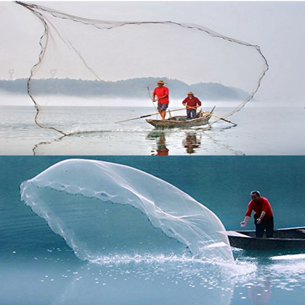 Filet de pêche 14Ft 4.2M appât facile à jeter