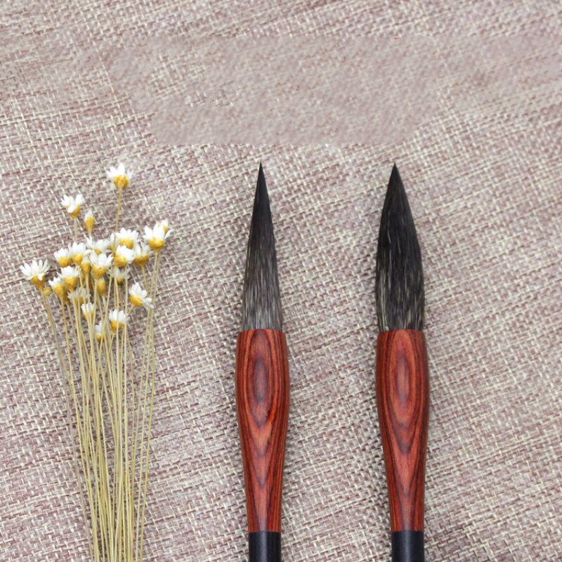 Maus Schnurrbart Pinsel Stift Tinta China Chinesische freihändig Malerei Pinsel Ratte Haar Mitte Regelmäßige Skript Chinesische Kalligraphie Pinsel