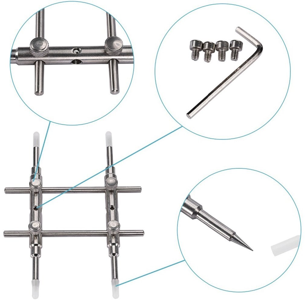 Stainless Steel Camera Lens Repair Spanner Wrench Opening Tool Set Disassemble The Lens Range from 25mm to 130mm