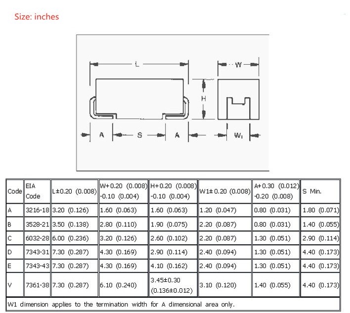 D typ 10V470UF 477A SMD tantal kondensator 7343 10% galle kondensator gelb Polar- kondensator