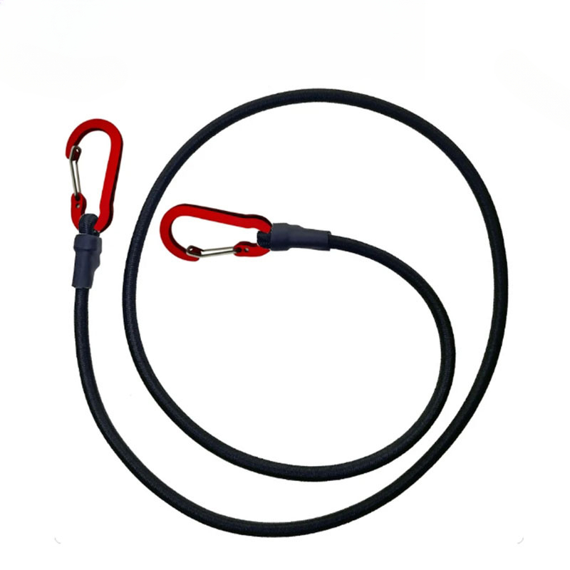 Cordon élastique robuste, sangle d'attache élastique, mousqueton, crochets, Kayak, cyclisme, bagages, cordes d'emballage, accessoires de Camping: Or