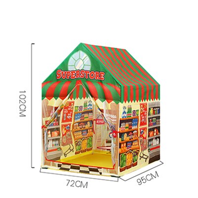 Kids toys tents Foldable Portable Boy Girl Princess Castle Indoor Outdoor Play Tents play mat Rug Playhouse For Child Best: superstore tent