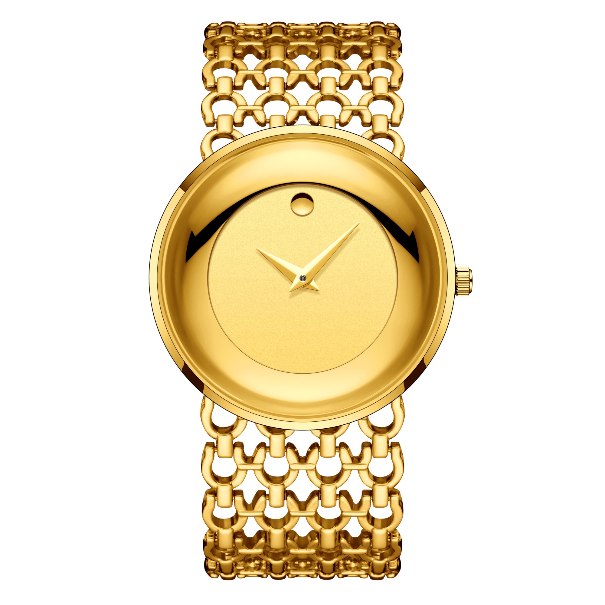 YaLaLuSi Brand Women's Watches Gold Case Black Face Simple Style Boxed Watch Remover Ion Gold Plated: BRONZE