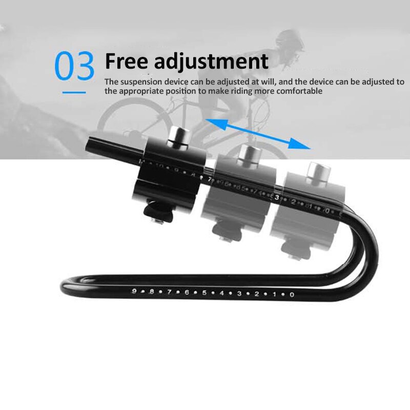 Aluminium Fiets Schokdemper Zadel Schokdemper Apparaat Voor Mountainbike Mtb Fietsen Schorsing Apparaat Accessoires