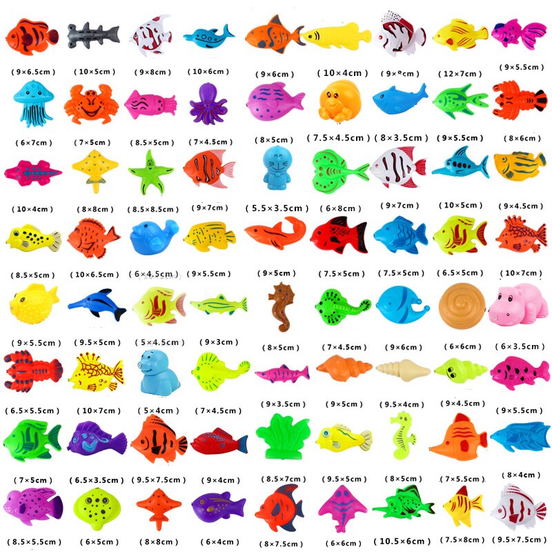 Children&#39;s Magnetic Fishing Game Fish Toy Magnetic Game Children Fishing Toy Exercise Body Coordination Suit To Children